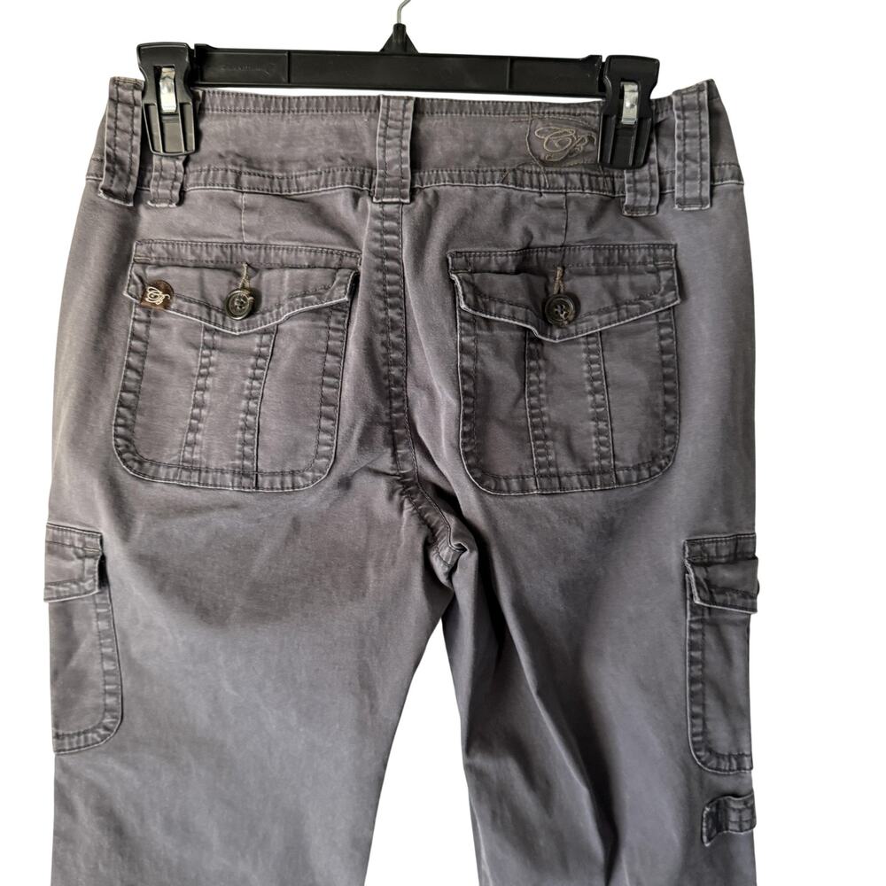 Christopher Blue Pants Y2k 4 Gray Cargo Straight Pockets Casual Utility Grunge